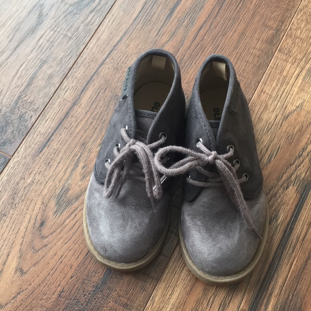 Faux suede boots